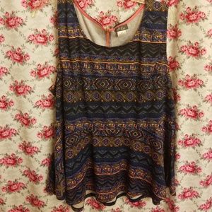 DOTS MULTI COLOR PEPLUM TOP
